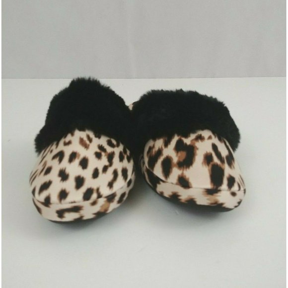 Victoria Secret Champagne Leopard Slippers Size Small 8 Never Worn - Picture 2 of 10